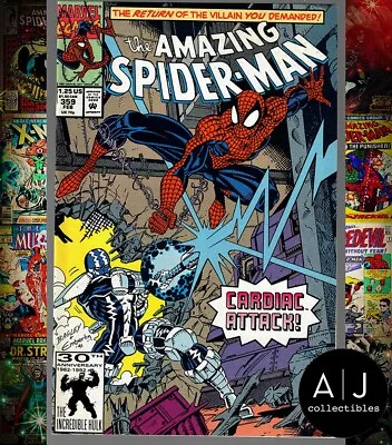 Buy The Amazing Spider-Man #359 VF 8.0 (1992) Mark Bagley Cover Cardiac • 5.40£