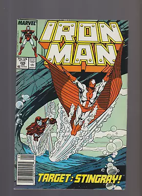 Buy Iron Man (1988) # 226 NEWSSTAND ARMOR WARS STORY ARC STINGRAY COVER • 5.05£