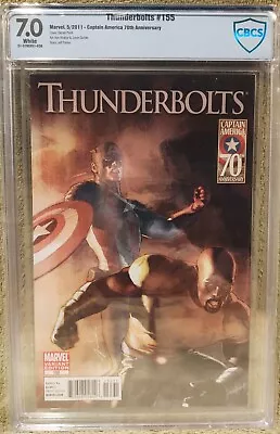 Buy Thunderbolts # 155 CBCS 7.0 Wp  Captain America 70th Anniversary Variant  MARVEL • 58.25£