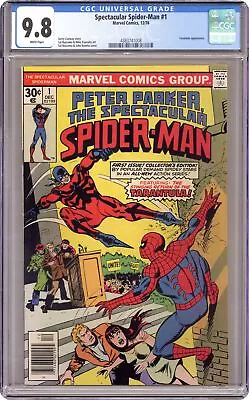 Buy Spectacular Spider-Man Peter Parker #1 CGC 9.8 1976 4383741008 • 368.89£