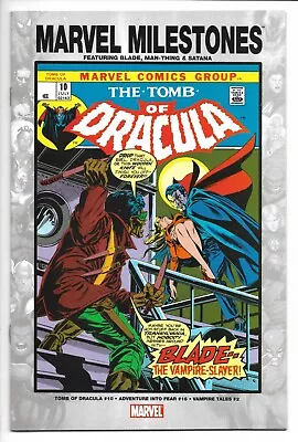 Buy Marvel Milestones Blade Man-Thing And Satana # 0 / Tomb Of Dracula 10 Reprint • 19.41£