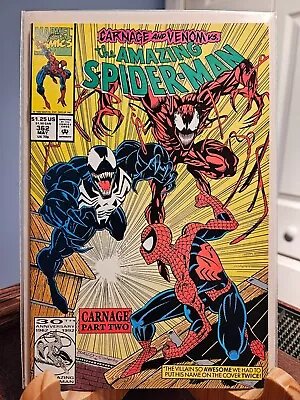 Buy Amazing Spider-Man #362 Carnage Pt 2 Mark Bagley FN-VF Marvel Comics 1992 • 11.67£