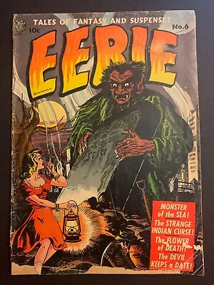 Buy Eerie 6 FR-GD -- Pre-Code Horror, Avon Carmine Infantino Art 1952 • 107.95£