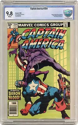 Buy Captain America #254 CBCS 9.8 1981 16-3238268-003 • 213.57£