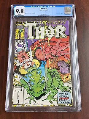 Buy Thor #364 (1986) CGC 9.8 : Thor Becomes A Frog THROG • 97.08£