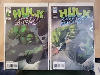 Buy Hulk Smash 1 & 2 Full Set Garth Ennis John McCrea! • 7.50£