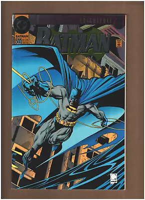 Buy Batman #500 DC Comics 1993 KNIGHTFALL PT.19 Die-Cut Foil Cover NM- 9.2 • 9.29£