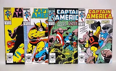 Buy Captain America (1987) Complete Marvel Comic D-Man 1st App & Story Arc 328-331 • 11.64£