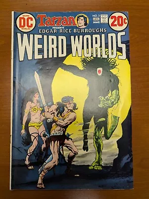 Buy Weird Worlds #3 - Jan 1973 -  F+/VF- John Carter/Warlord Of Mars - TARZAN  • 6.21£