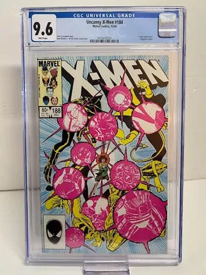 Buy Uncanny X-men #188 CGC 9.6, White Pages, Forge Appearance. Claremont (1984) • 24.80£