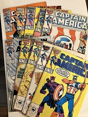 Buy Captain America #317,318,319,320,x,322,323,324,325,326,327 May 1986-mar 1987 • 19.42£