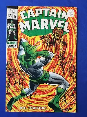 Buy Captain Marvel #10 VFN- (7.5) MARVEL (Vol 1, 1969)  • 23£