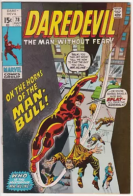 Buy Daredevil #78, Marvel Comics 1971 VF- 7.5 Gerry Conway/Gene Colan • 27.18£