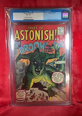 Buy Tales To Astonish #9 CGC 4.5, Atlas Pre-superhero Silver Age KEY COMIC 1960! • 695.06£