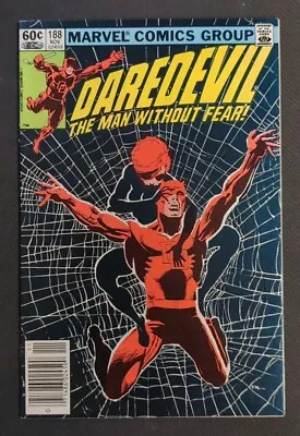 Buy Daredevil #188 1982 Marvel Comics VF-Mint Frank Miller  • 7.77£