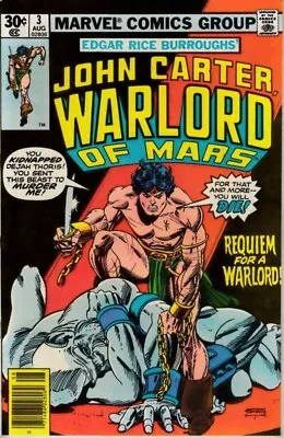 Buy John Carter Warlord Of Mars #3 (1977) Marvel Comic VF- (7.5) Ships Fast! • 2.33£
