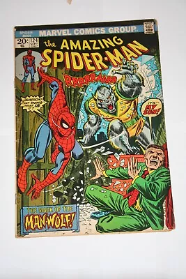 Buy Amazing Spiderman 124! 1973! 1st Appearance Of Man Wolf! • 58.24£