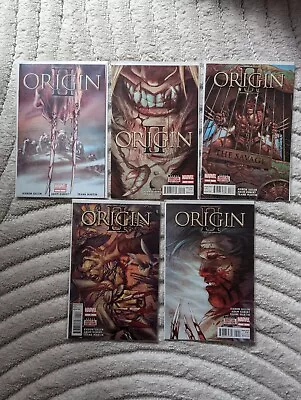 Buy Marvel Origin 1 2 3 4 5  Wolverine Comics Lot  • 5£