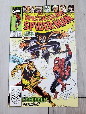Buy Spectacular Spider-Man #161 Marvel Comics 1990 NM High Grade! Hobgoblin! Puma! • 7.73£