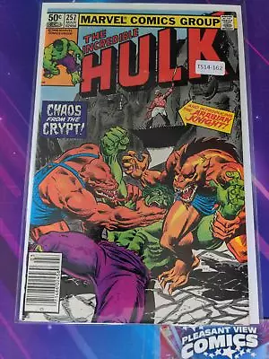 Buy Incredible Hulk #257 Vol. 1 8.0 1st App Newsstand Marvel Comic Book Ts14-162 • 6.21£