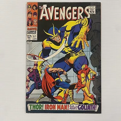 Buy Avengers #51 1968 FN Cent Copy Pence Stamp • 36£