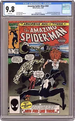 Buy Amazing Spider-Man #283 CGC 9.8 1986 3961022019 • 147.82£