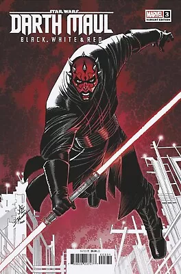 Buy Star Wars Darth Maul Bw Red #3 John Romita Jr Variant (26/06/2024) • 4.90£