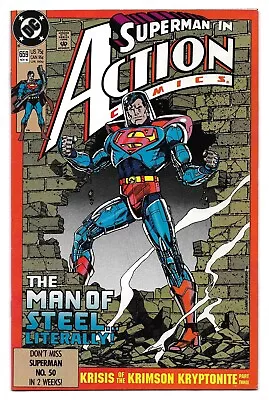 Buy Action Comics #659 : NM- :  Breakout!  : Krisis Of The Krimson Kryptonite • 1.95£