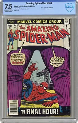 Buy Amazing Spider-Man #164 CBCS 7.5 Newsstand 1977 23-0B31804-003 • 59.80£