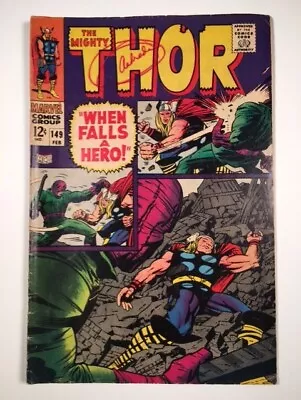 Buy Thor #149  1967.  When Falls A Hero!  Origin Of The Incomparable Inhumans! • 13.16£