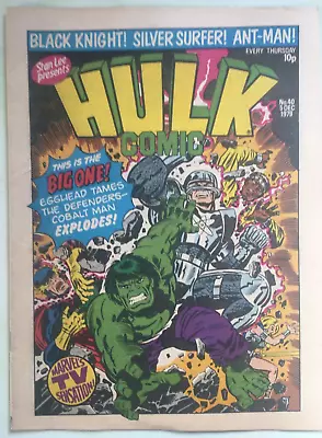 Buy Hulk Comic #40 - VG/FN (Marvel UK) • 2.99£
