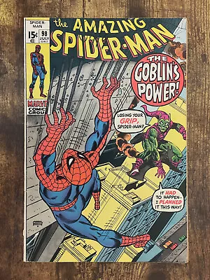Buy Amazing Spider-Man #98 - GORGEOUS - Last Drug Story - Marvel 1971 • 12.04£