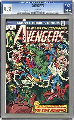 Buy Avengers #118 CGC 9.2 1973 0719232003 • 182.50£