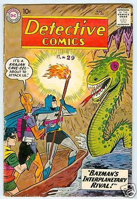 Buy Detective Comics #282 August 1960 VG Batman's Interplanetary Rival • 30.25£