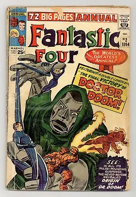 Buy Fantastic Four Annual #2 PR 0.5 1964 • 65.35£