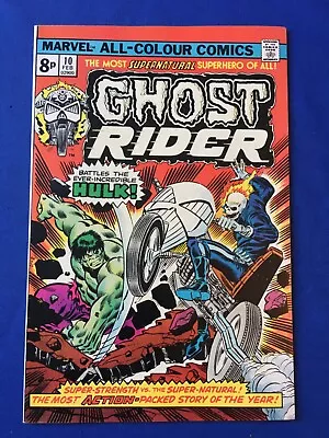 Buy Ghost Rider #10 VFN+ (8.5) MARVEL ( Vol 1 1975) Reprint 1st App Ghost Rider (C) • 38£