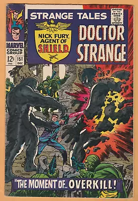 Buy Strange Tales #151 - 1st Steranko  Nick Fury - OW-W - VG/FN (5.0) • 11.61£