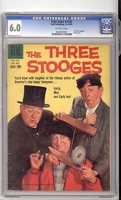 Buy Four Color #1043 CGC 6.0 Dell Three Stooges Photo Cover 1959 • 116.48£