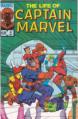 Buy The Life Of Captain Marvel #4  (1985 Marvel Comics) High Grade • 3.30£