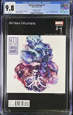 Buy All-New Inhumans #1 CGC 9.8 WP (2016) Hip Hop Variant Cover (Marvel) • 58.25£