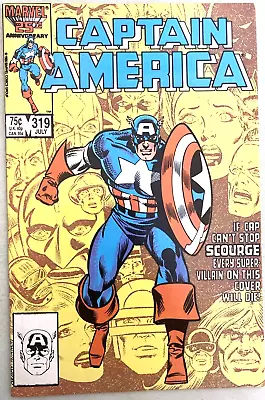 Buy Captain America. # 319. 1st Series. July 1986.  Paul Neary-art.  Vfn/nm 9.0 • 10.99£