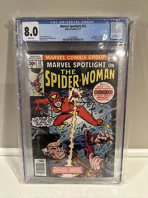 Buy Marvel Spotlight #32...1977...1st Spider-woman...cgc 8.0 White Pages. • 86.20£