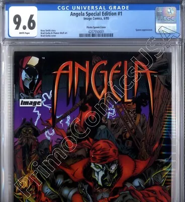 Buy PRIMO:  ANGELA Special Edition #1 Pirate SPAWN Var Image Comics '95 NM+ 9.6 CGC • 62.09£