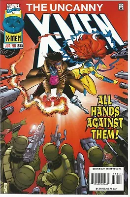 Buy Uncanny X-Men #333 1996 - 1st Appearance Of Bastion - Ships In Mylar  NM • 7.76£