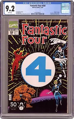 Buy Fantastic Four #358 CGC 9.2 1991 4147162011 • 42.71£