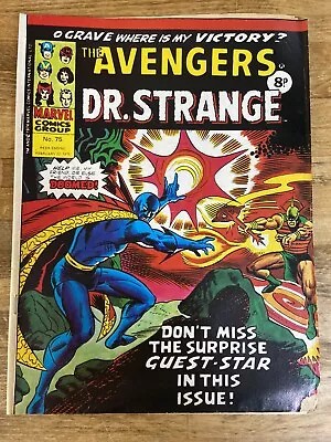 Buy The Avengers Dr. Strange No. 75 Feb 22nd 1975 UK Comic  • 3.65£