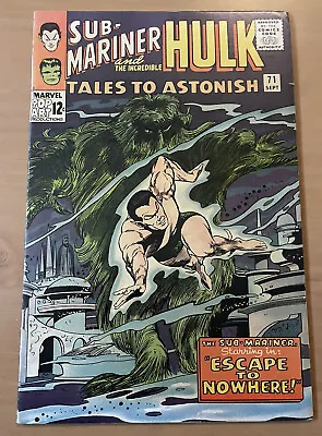 Buy Tales To Astonish 71   High Grade Kirby  Sub-Mariner  Hulk • 46.59£