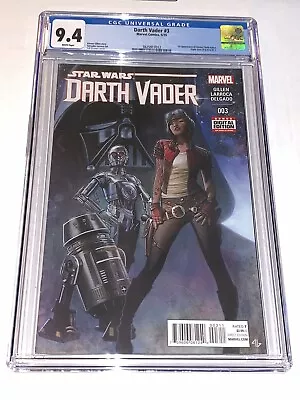 Buy Star Wars: Darth Vader #3 CGC 9.4 (2015) 1st Appearance Doctor Aphra 1st Print • 77.65£