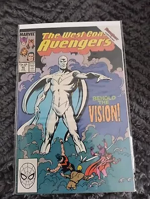 Buy The West Coast Avengers #45 (Marvel 1989) 1st Appearance Of White Vision!  VF+ • 59.99£