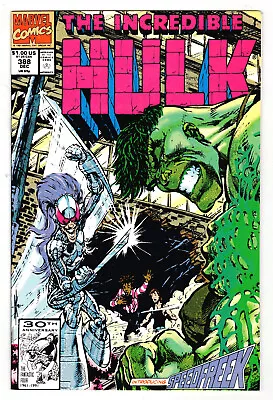 Buy THE INCREDIBLE HULK # 388 (1st Series) Marvel 1991 (vf) 1st App. Speedfreek  (B) • 3.49£
